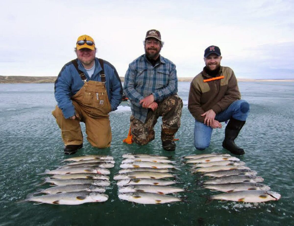 Plenty of room to ice fish Flaming lake trout limit increased